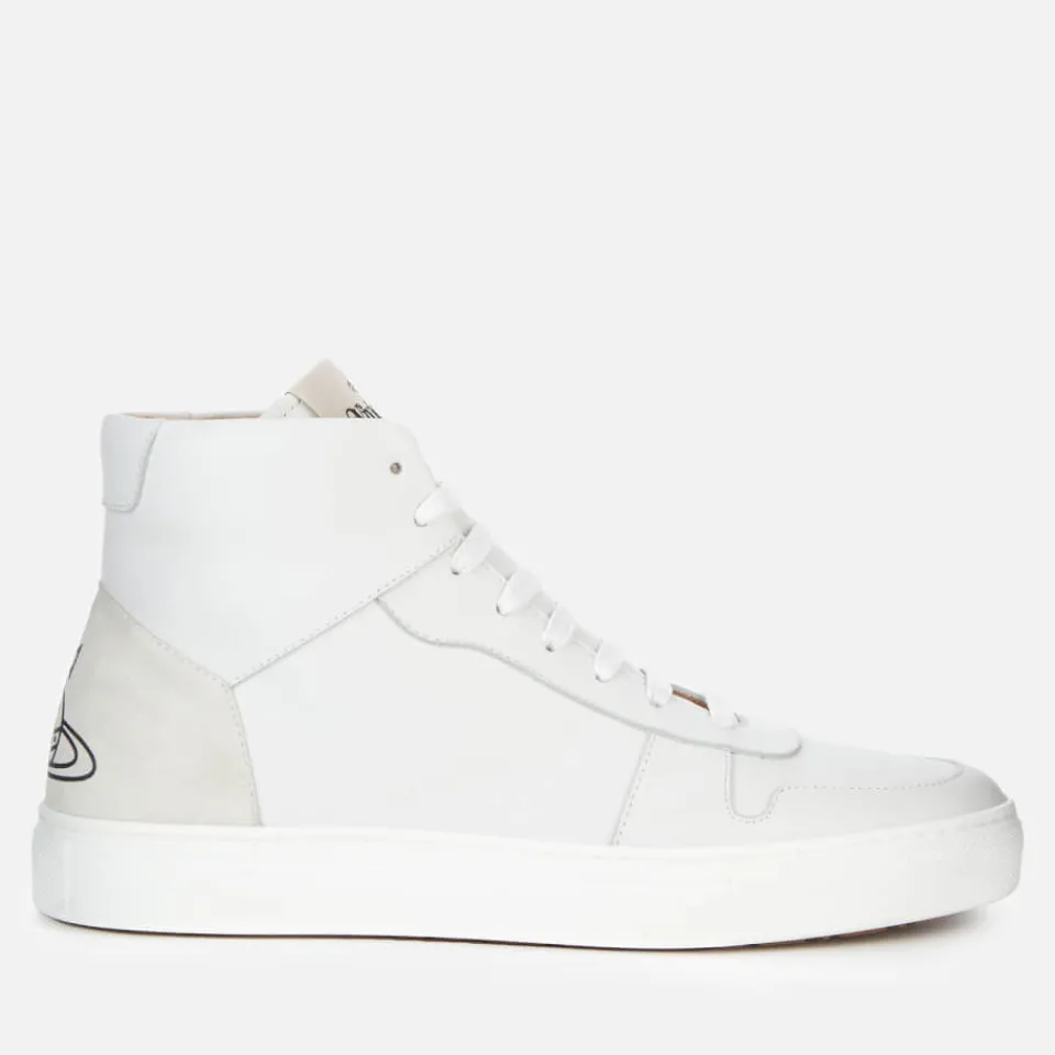 Trainers|Dr. Martens Vivienne Westwood Women's Apollo Leather Hi-Top Trainers - White - UK 3