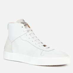 Trainers|Dr. Martens Vivienne Westwood Women's Apollo Leather Hi-Top Trainers - White - UK 3