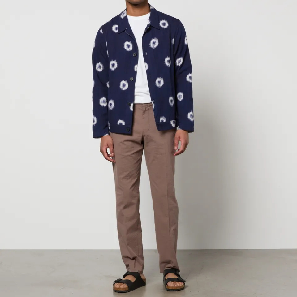 Trousers|Dr. Martens Wax London Alp Smart Cotton-Blend Seersucker Trousers - W30/L32