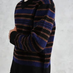 Knitwear|Sunflower Wax London Scafell Pointelle-Knit Wool Jumper - S