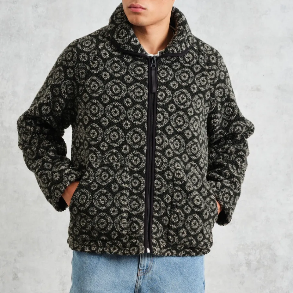 Jackets|Coats|Dr. Martens Wax London Tate Jacquard Fleece Jacket - S