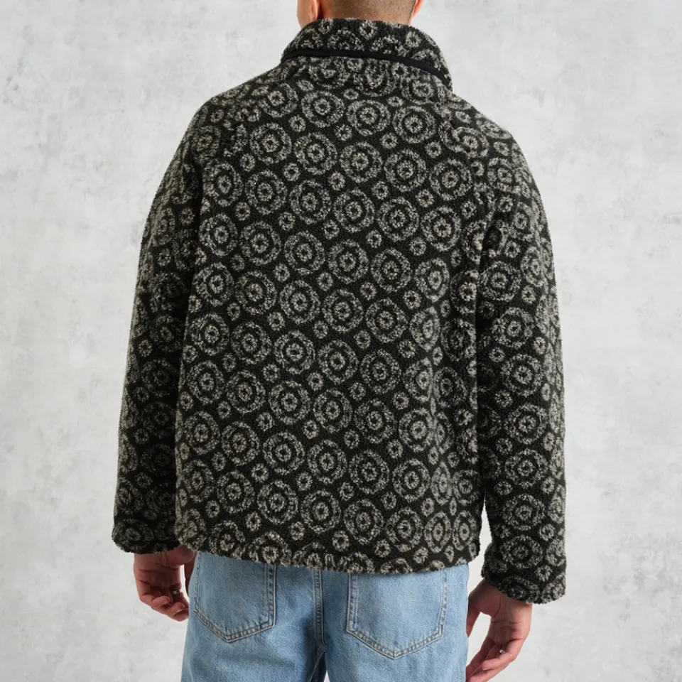 Jackets|Coats|Dr. Martens Wax London Tate Jacquard Fleece Jacket - S