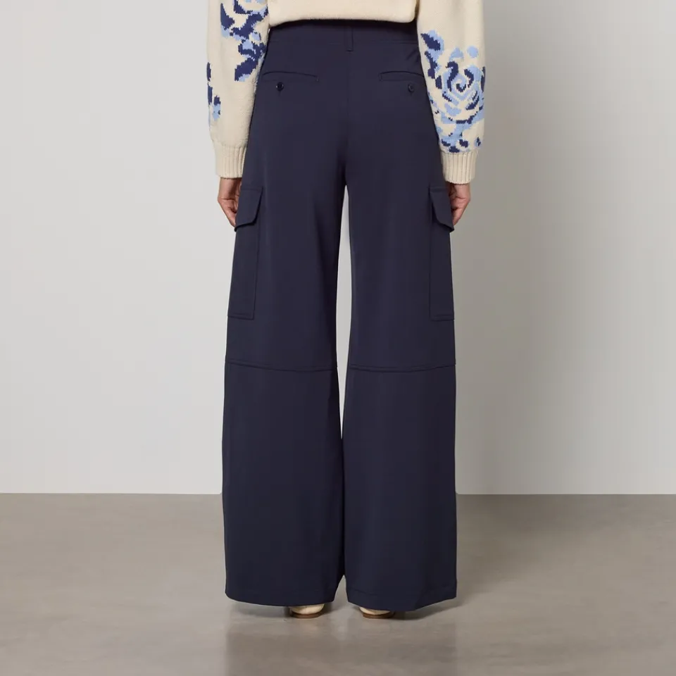 Trousers|Dr. Martens Weekend Max Mara Hidalgo Twill Trousers - UK 6