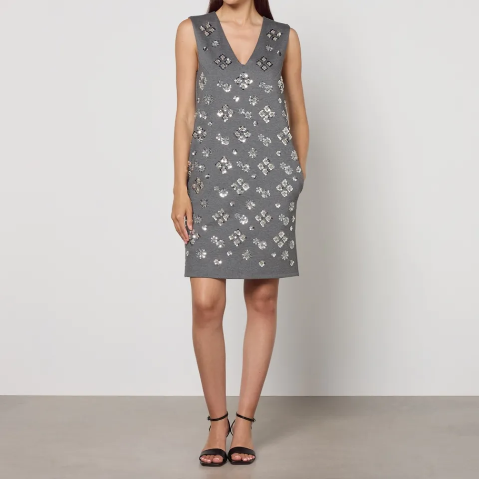 Dresses|Dresses|Dr. Martens Weekend Max Mara Hot Sequin-Embellished Woven Dress - XS