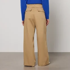 Trousers|Dr. Martens Weekend Max Mara Nebbie Cotton-Gabardine Trousers - UK 6