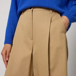 Trousers|Dr. Martens Weekend Max Mara Nebbie Cotton-Gabardine Trousers - UK 6