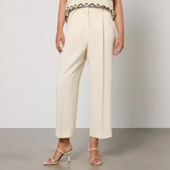 Trousers|Stuart Weitzman Weekend Max Mara Ronchi Crepe Trousers - UK 14