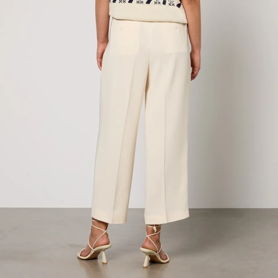 Trousers|Stuart Weitzman Weekend Max Mara Ronchi Crepe Trousers - UK 14