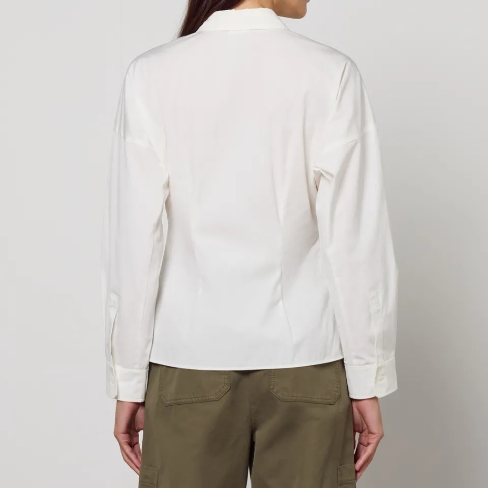 T-Shirts And Tops|Shirts And Blouses|Dr. Martens Weekend Max Mara Skipper Cotton-Poplin Shirt - UK 6