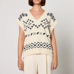 Knitwear|Stine Goya Weekend Max Mara Todi Cotton-Blend Knit Vest - XS