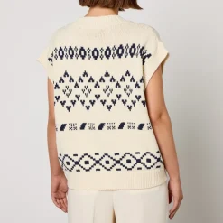 Knitwear|Stine Goya Weekend Max Mara Todi Cotton-Blend Knit Vest - XS