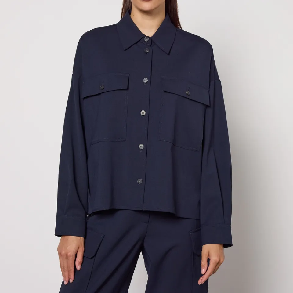 T-Shirts And Tops|Shirts And Blouses|Dr. Martens Weekend Max Mara Twill Shirt - UK 12