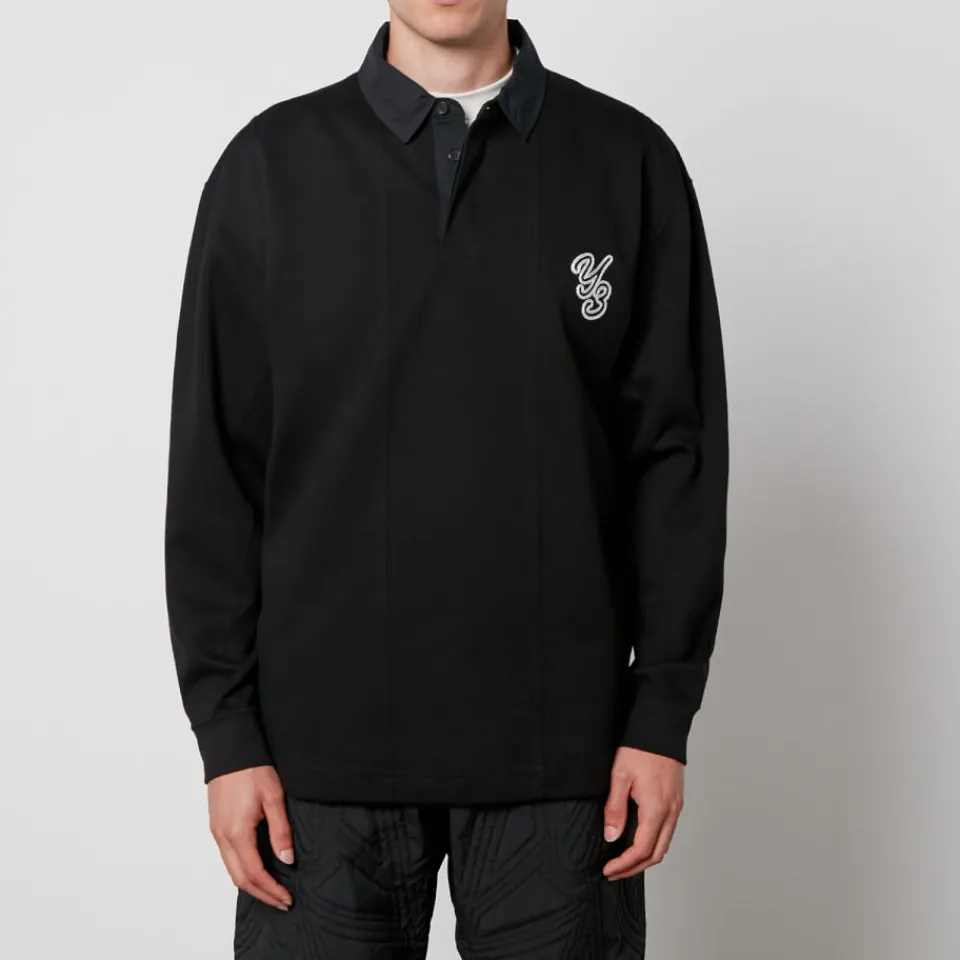 Shirts|Shirts|Dr. Martens Y-3 Logo-Embroidered Loopback Cotton Rugby Shirt - S